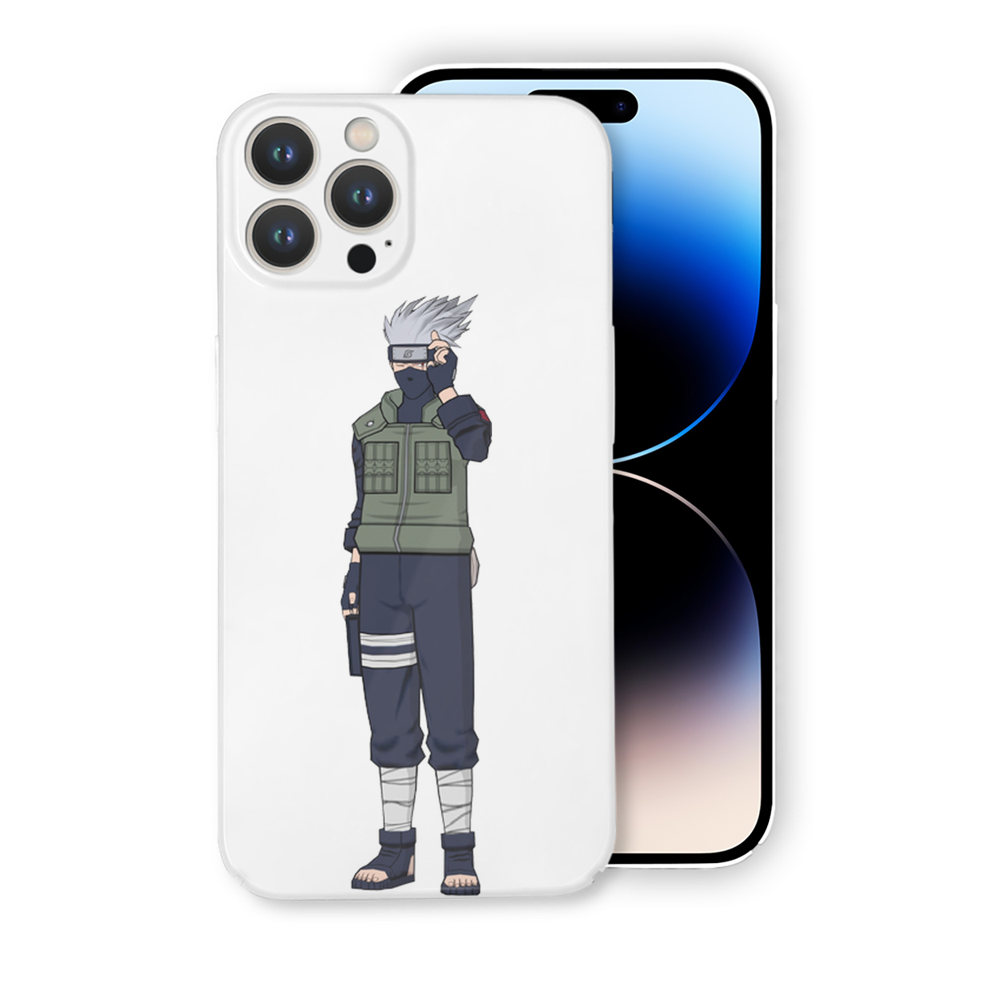 （画像用） NARUTO -ナルト- はたけ カカシ Hatake Kakashi 【iPhone 14シリーズ対応】ハードケース